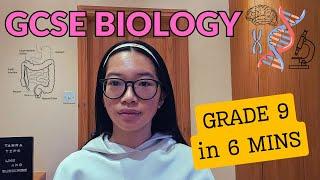 How to get a 9 in GCSE BIOLOGY | Unheard tips and tricks!