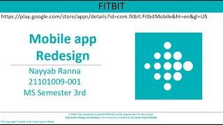 FITBIT: Redesign Mobile App Project