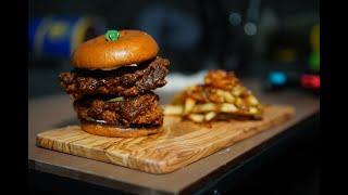 MaLa Hot Chicken Sandwich & Chili Oil Fries