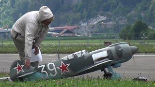 Radio controlled Lavochkin LA-5fn Лавоцхкин Ла-5фн Scale RC Model Airplane Soviet Fighter Aircraft