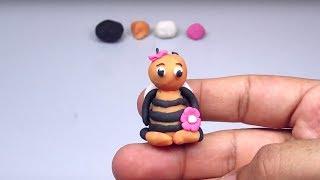 Clay Bee Character step by step | Easy clay modeling 8