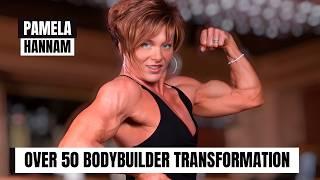 Over 50 on Stage: Oldest Bodybuilder Pamela Hannam's Muscle Transformation