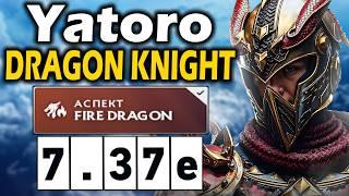 Яторо Топ 1 Ранг на ДК, против Сатаника! - Yatoro Dragon Knight 7.37 ДОТА 2