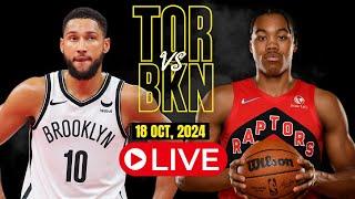 LIVE : Brooklyn Nets Vs Toronto Raptors Full Game | NBA Live | NBA PRE SEASON | 2K