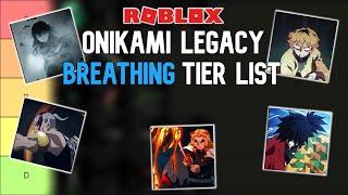 Onikami Legacy Breathing Tier List