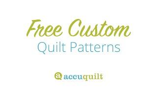 Free Custom Quilt Patterns