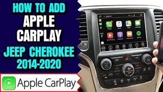 Jeep Cherokee Apple Carplay, 2014-2019 Jeep Cherokee Uconnect 8.4 Apple CarPlay Android Auto Upgrade