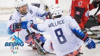 Reliving the U.S-Canada 2018 Paralympic sled hockey final | NBC Sports