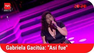 Gabriela Gacitúa interpretó Así Fue de Juan Gabriel  | Rojo