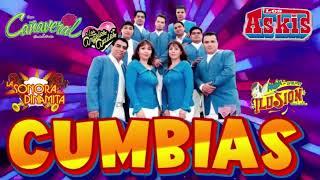 CUMBIAS PARA BAILAR TODA LA NOCHE LOS ÁNGELES AZULES, CAÑAVERAL, YAGUARU, SONORA DINAMITA, Y MÁS