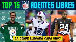 TOP 15: MEJORES AGENTES LIBRES | NFL 2025