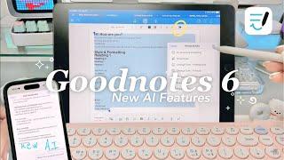 Goodnotes 6 Walkthrough & Review  Best New Features, Tips & AI-Powered Tools (iPad 9th) ︎ Emmy Lou