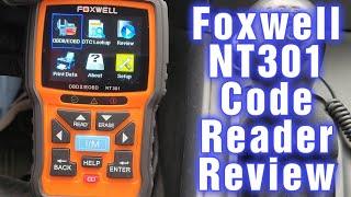 How To Use Foxwell NT301 OBD2 Code Reader - Check Engine Light