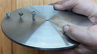 Great idea! Made a homemade tool for series production of disks on the lathe