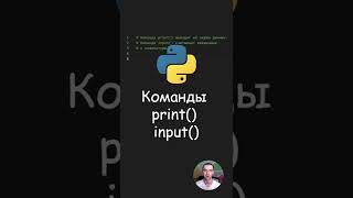 Python. Команды print() input()