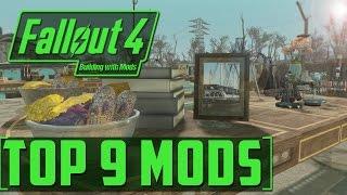 TOP 9 SETTLEMENT BUILDING MODS - FALLOUT 4 - Building With Mods