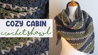 BEAUTIFUL Shawl!  (Cozy Cabin Crochet Shawl)