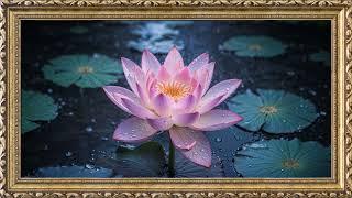 Lotus Flower | TV Art Screensaver | 8 Hours Framed Painting | TV Wallpaper | 4K