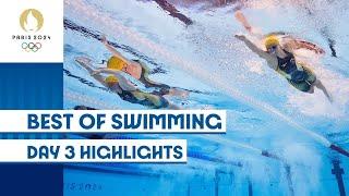 O'Callaghan and McIntosh Shine | Swimming Day 3 Highlights | #Paris2024