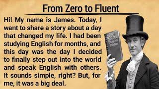 From Zero to Fluent| English Listening Story for Beginners|Learn English through Story|Graded Reader