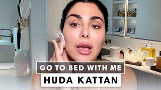 Huda Kattan's Nighttime Skincare Routine | Go To Bed With Me | Harper's BAZAAR