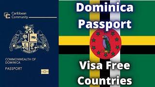 Dominica Passport Visa Free Countries (2023)