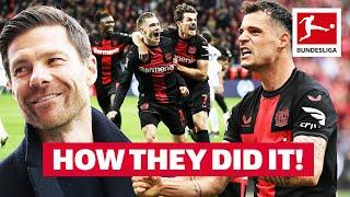 Xabi Alonso's Leverkusen  Road to the Championship