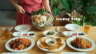 [Vlog] 10 healthy and delicious home-cooked meals made with a multi-pan / Cooking diligently 