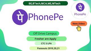 Phone Pay Off Campus Drive | Hiring  for Freshers | 2021 #jobsandoffcampusdrive #studentscircles