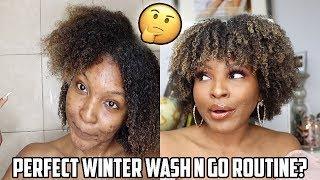 PERFECT WINTER WASH & GO ROUTINE ON TYPE 4 HAIR? FT. ALODIA HAIRCARE KIT | KENSTHETIC