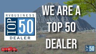 We are a Top 50 RV Dealer