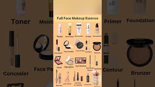 Makeup tools with their names makeup kit products name list for beginners #shorts#makeup#viral