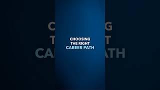 Choosing the right career path | #investing #finance