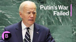 Putin's War Against Ukraine Has Failed, Biden Says at the UN General Assembly