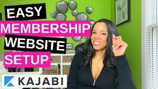 How To Build A Membership Website On Kajabi Fast and Easy | Online Business Tips