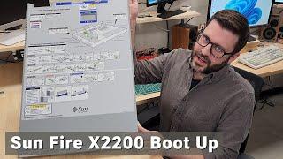 Booting a Sun Fire X2200 from 2006