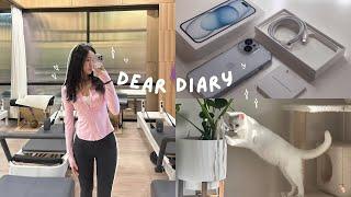 hot girl diaries  pilates princess, iphone 15 unboxing, viral dubai chocolate mukbang