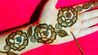 Simple Arabic Fronthand mehndi design | Easy mehndi design | mehndi designs | mehndi