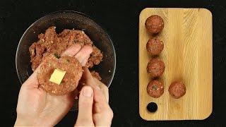 Мясные шарики с сыром - Рецепты от Со Вкусом