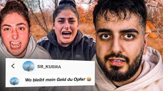 Sie will Schutzgeld von mir..
