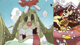 All Three Different Knockouts Of The Howling Aces Boss Cuphead DLC
