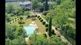 fabulous Manor House with 2 house, tennis and pool in the Lot