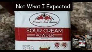 Hoosier Hills Farm Powder Sour Cream Review; Very Surprising Results