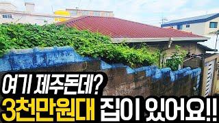 제주시내 3천대 소액 주택!! 눈탱이 맞지 않고 사는 집!! 바다/마트/항구/공항/병원 근거리.