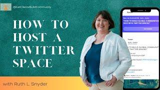 How to Host a Twitter Space