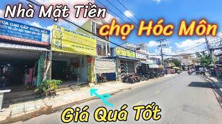 Nhà mặt tiền ngay chợ Hóc Môn chỉ bằng giá nhà hẻm Bình Thạnh | Vị trí buôn bán cực tốt