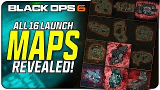 All 16 Black Ops 6 Launch Map Layouts Revealed! | (Better than the Beta Maps?)