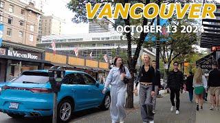 SUNDAY WALK | Downtown Vancouver Canada | October 13 2024