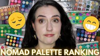 Ranking my Nomad Cosmetics Palettes!