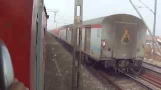 Rare and Historical : Howrah and Sealdah Rajdhani Parallel run for half an hour in NCR